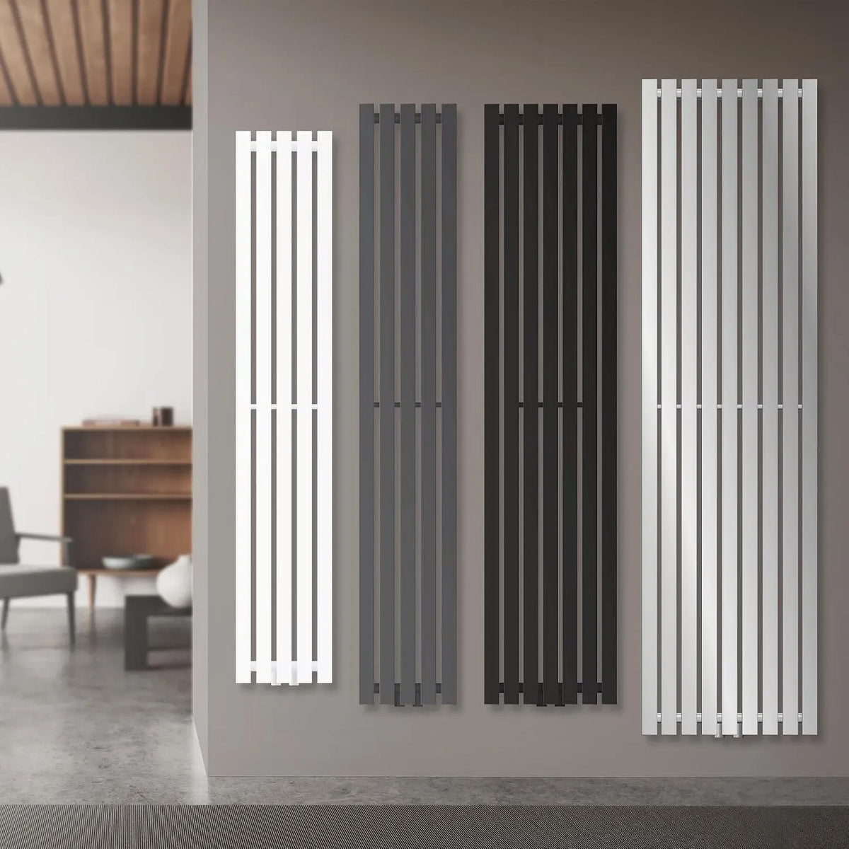 Termoventilatore, 480 x 1400 mm, acciaio inox
