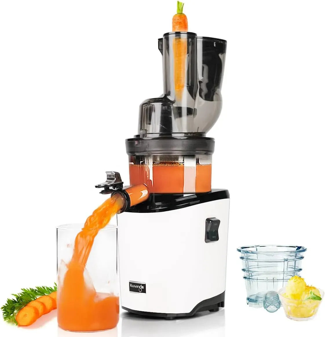 REVO830 estrattore di succo e spremiagrumi, bianco