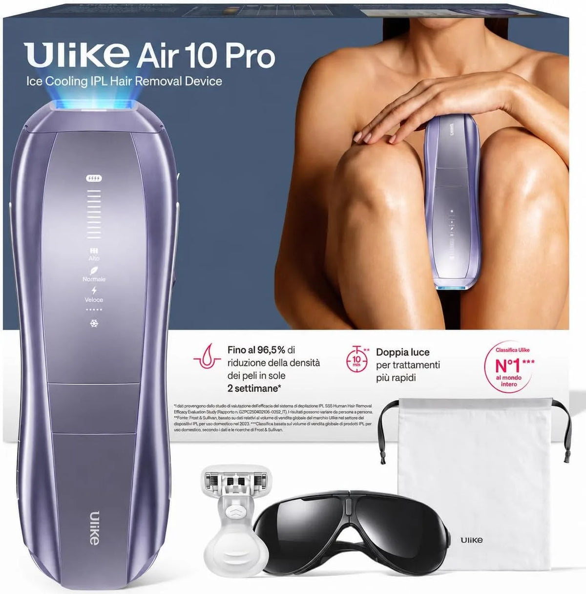 SkinSensor, Epilatore, Lampada, epilatore elettrico da donna