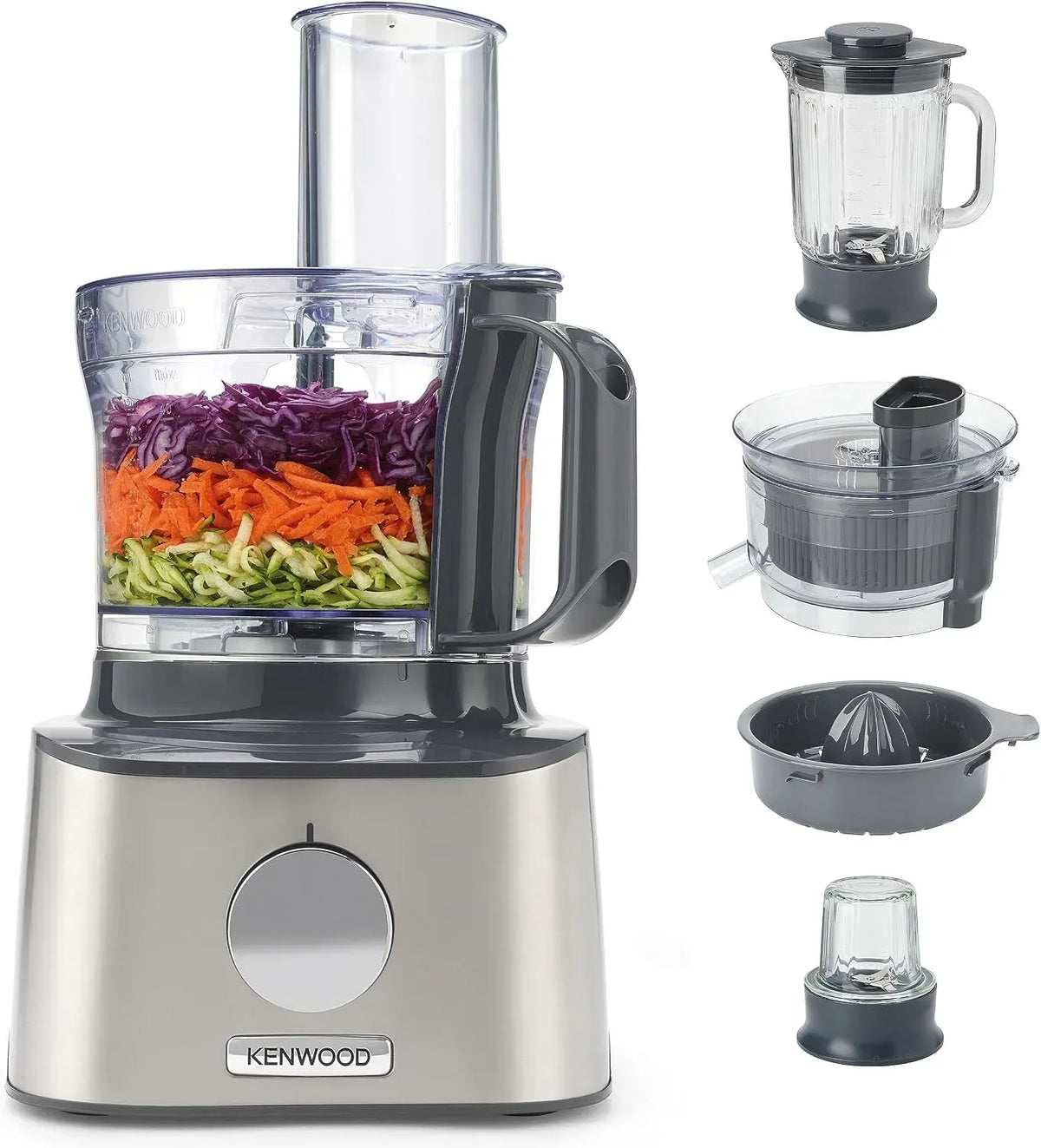 Kenwood Fdm307 nero/argento, Processore alimentare