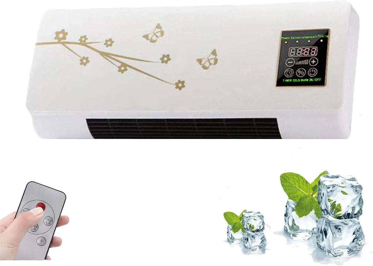 Condizionatore, portatile, sistema mini portatile super silenzioso per casa, Unità di climatizzazione a parete 2 in 1