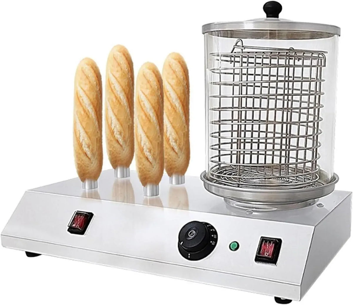 Tostapane, vapore, professionale, tostapane elettrico per pane, Macchina per Hot Dog Commerciale
