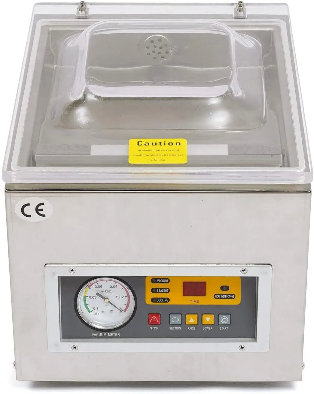 Macchina per sottovuoto, 220 V, professionale, acciaio inox, per sottovuoto professionale