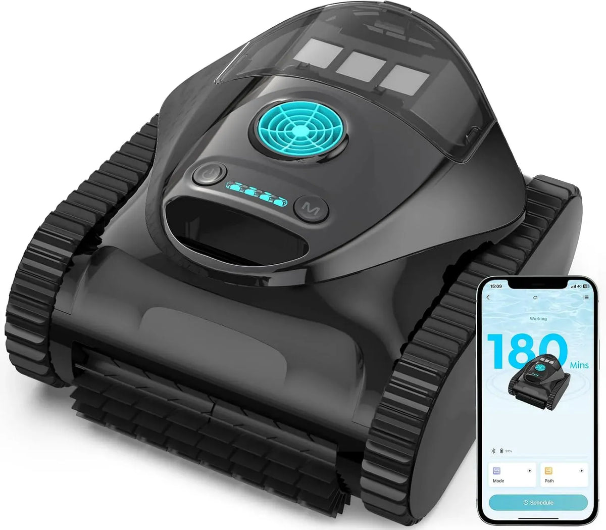 Robot, Linea d'Acqua 2026 Nuovo, C1 Robot Piscina Pareti e Fondo