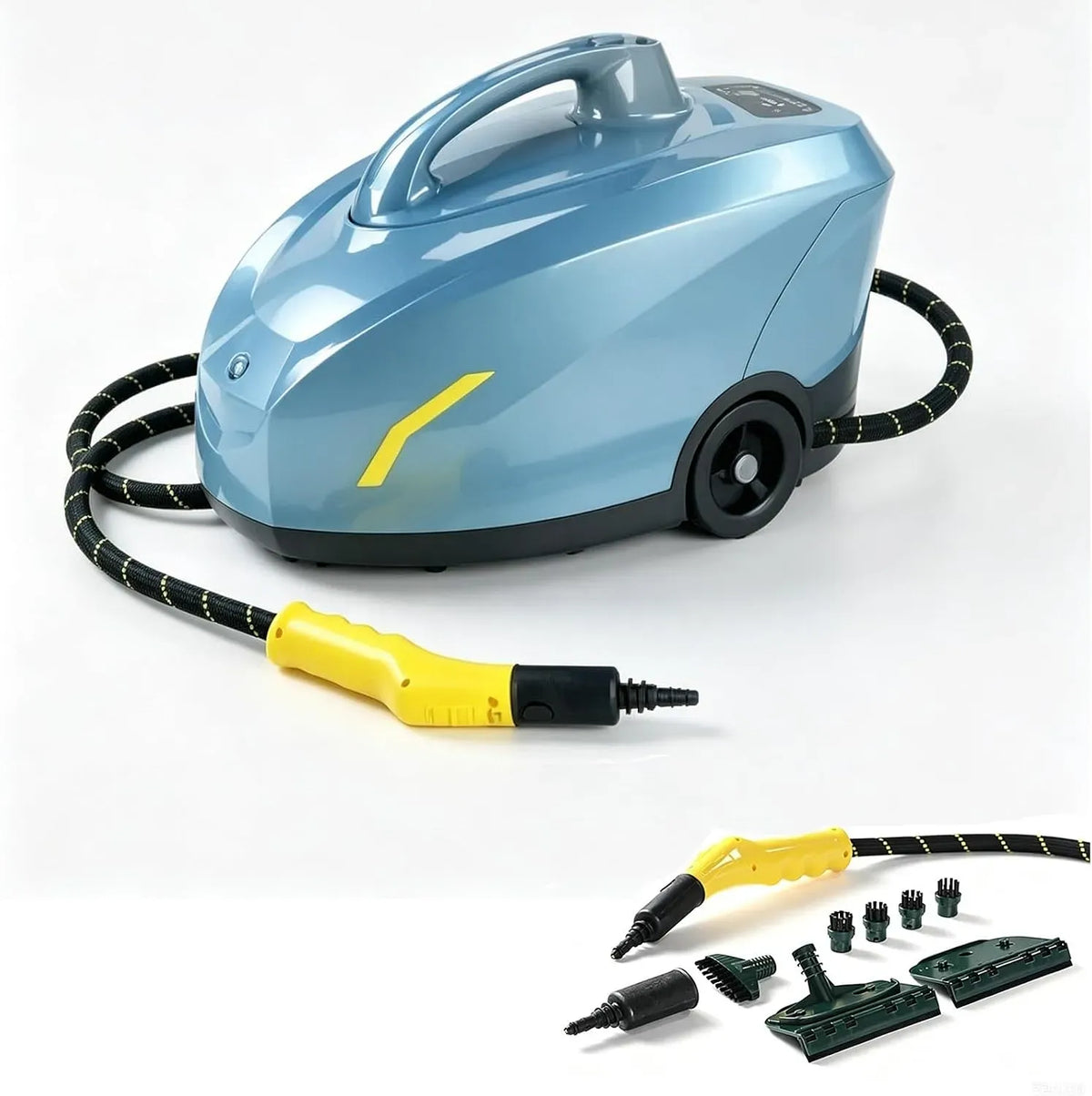 Pulitore a vapore, professionale, macchina per pulizia a vapore, Pulitore A Vapore Professionale Ad Alta Temperatura 110°C Per Pulizia Auto