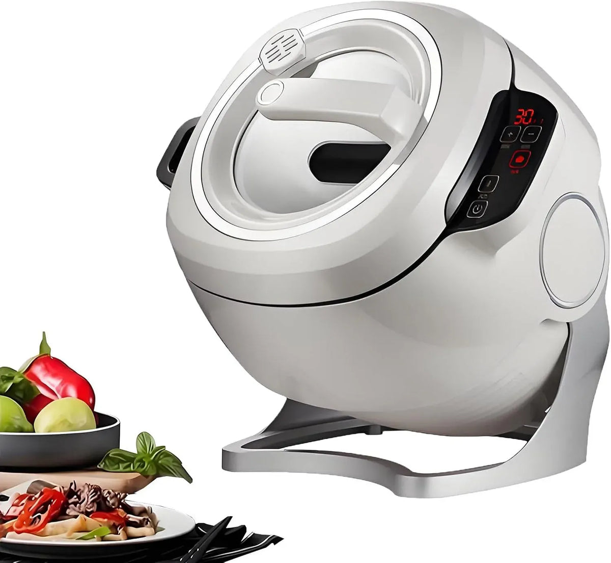 Pentola e padella 110V/1000W, 1000 W, 110 V, utensile da cucina, Macchina per Riso Fritto Wok per Cottura Automatica Pentola per Riso Fritto