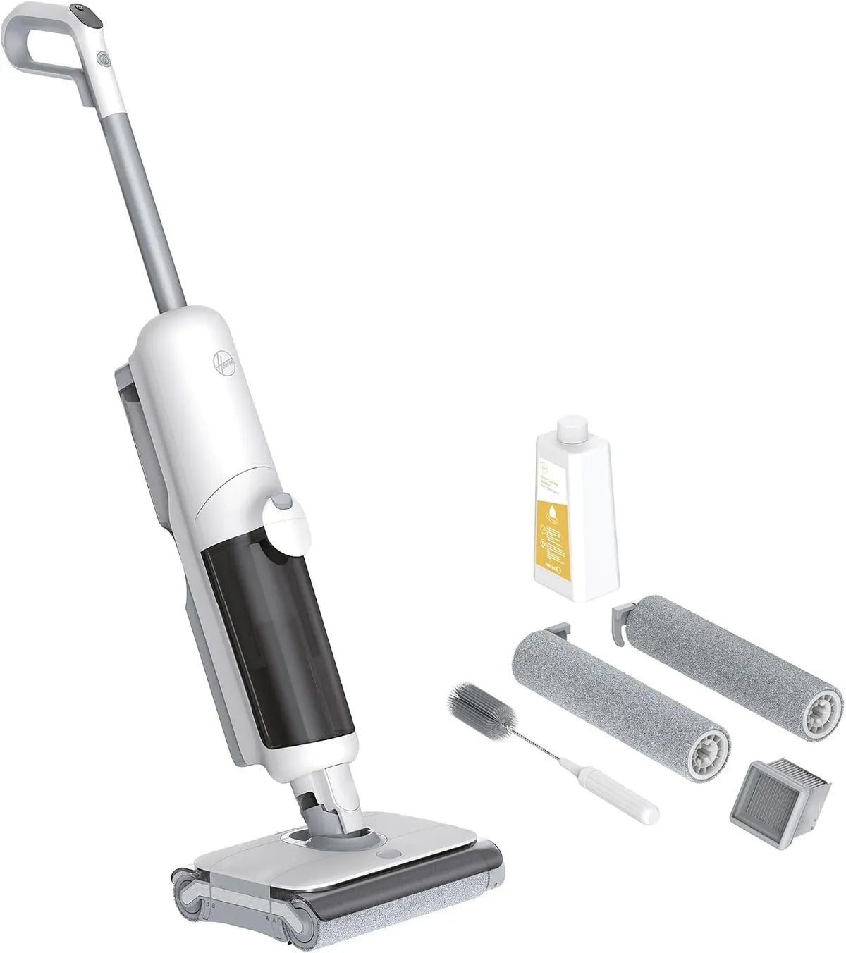 Hoover HW5 Aspirapolvere, 230 W, 3 modalità, aspiratore elettrico domestico, Aspirapolvere e lavapavimenti senza fili per pavimenti delicati e duri