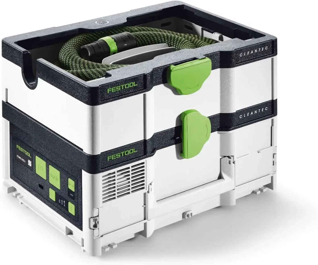 batteria, Festool Unità mobile di aspirazione a batteria CLEANTEC CTLC SYS I-Basic, mobile