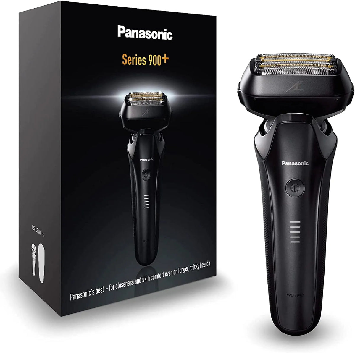 Panasonic Series 900 ES-LS6A Sensore, Rasoio, Series 900+ ES-LS6A Rasoio Elettrico da Uomo a 6 Lame Wet & Dry