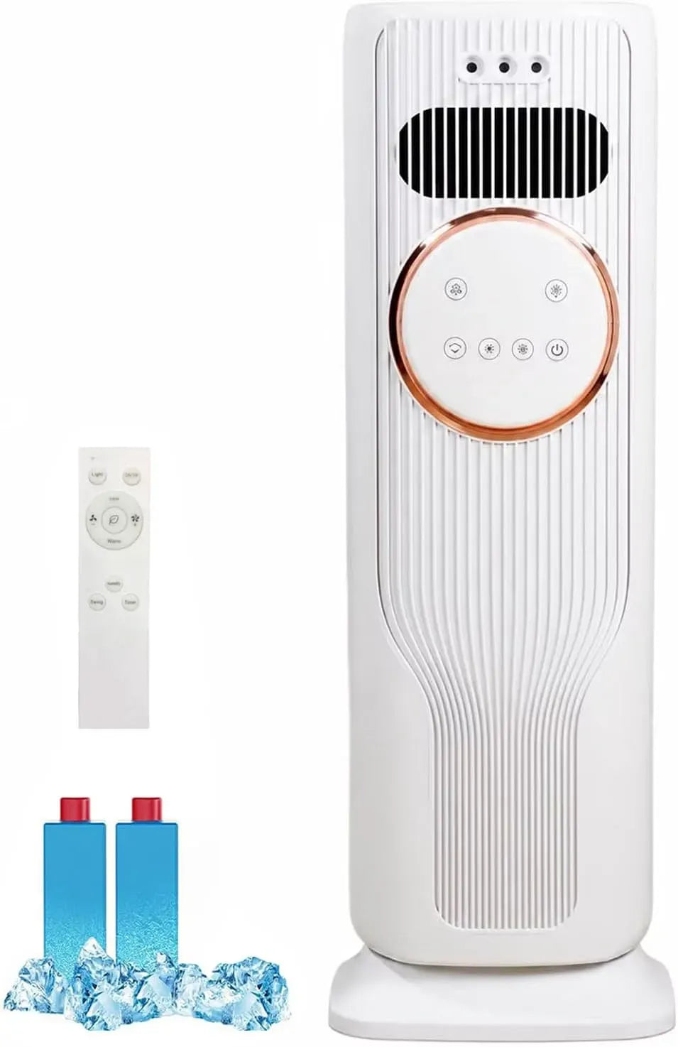 Bianco, per Raffrescatore d'Aria per Casa Ufficio Soggiorno e Camera Da Letto, Climatizzatore Portatile con 5 Modalità Caldo e Freddo, Raffrescatore