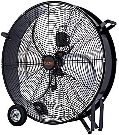 Ventilatore, 60cm, industriale, ventola per circolazione dell'aria, Ventilatore silenzioso a grande portata diam