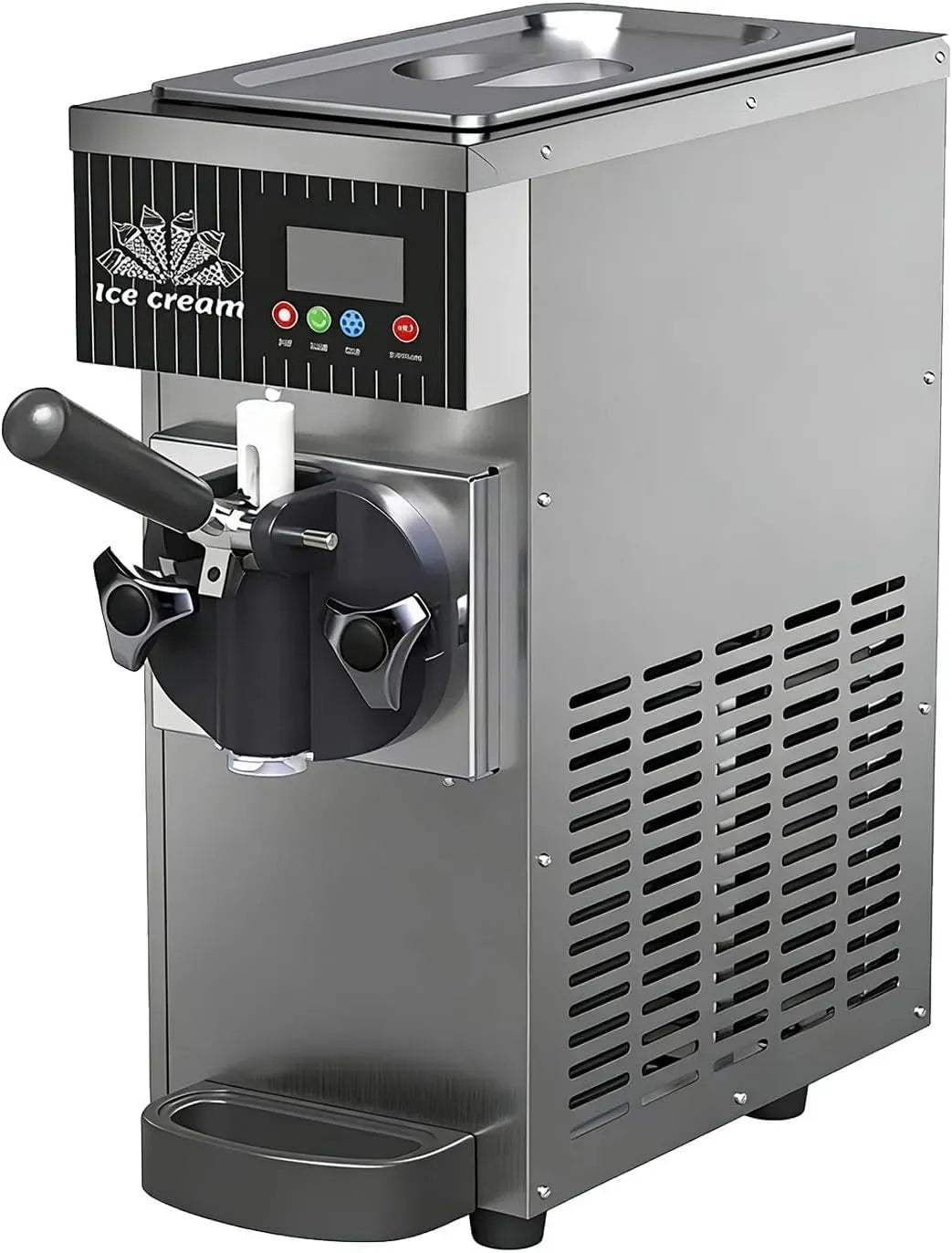 Macchina per Gelato, macchina per gelato e sorbetto, 3,5 L, 450 W, 5 L/H, professionale, grigio, per Gelato Soft