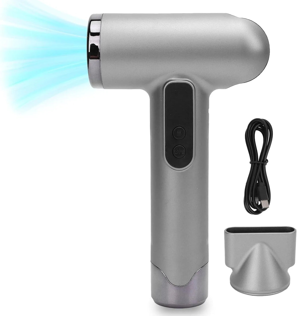 15000mAh Asciugacapelli Senza Fili Per Donna Asciugacapelli Ricaricabile USB Asciugacapelli Da Viaggio 100000 Giri/min Asciugacapelli in formato