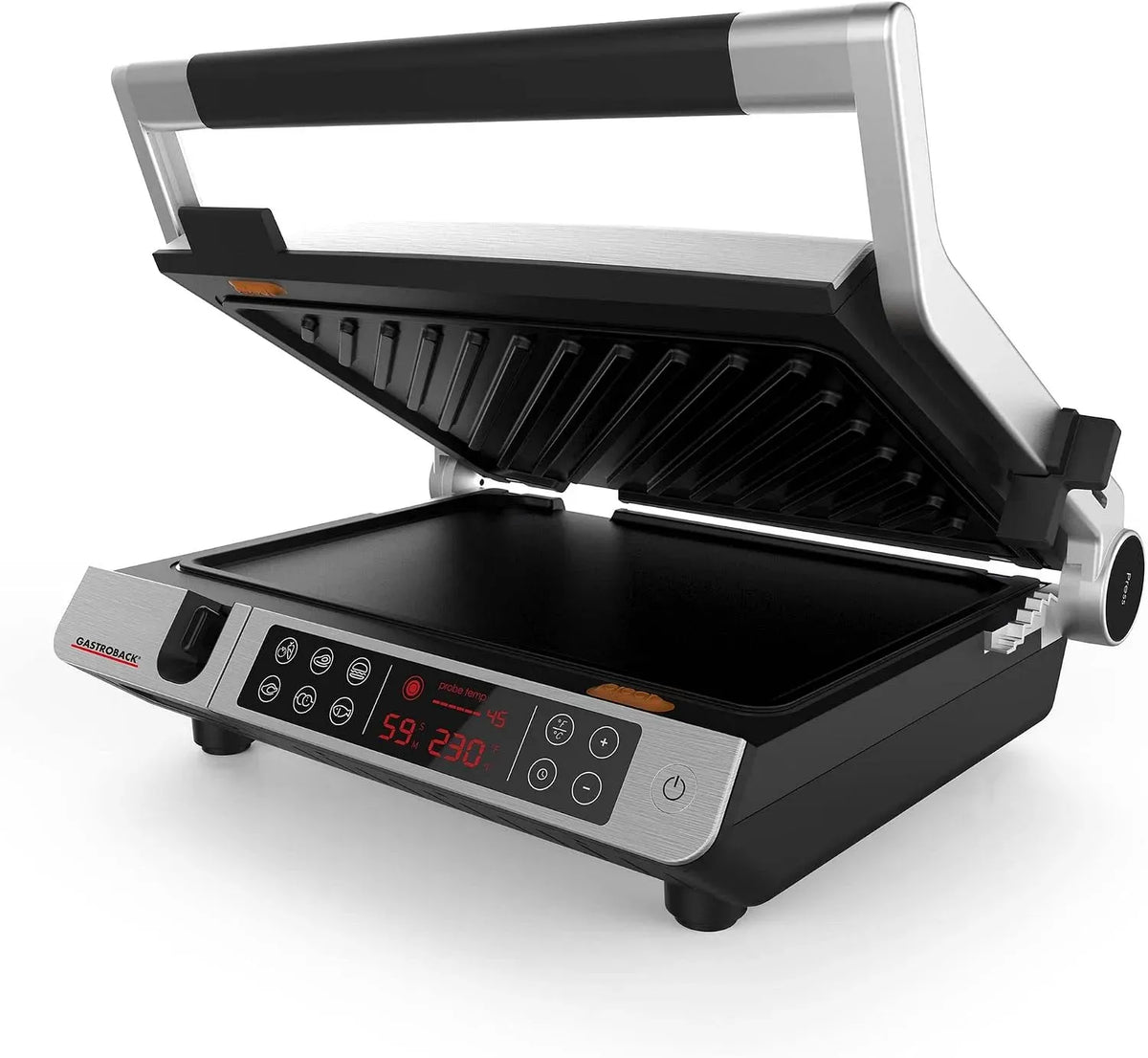 Barbecue, piastra, tavolo, 816 cm, 000 W, 2.000 W, rivestimento antiaderente, rimovibile, GASTROBACK