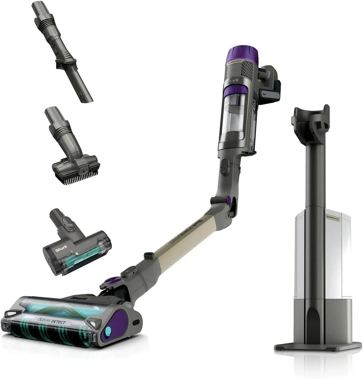 Aspirapolvere, grigio, aspiratore elettrico domestico, Shark PowerDetect Clean & Empty