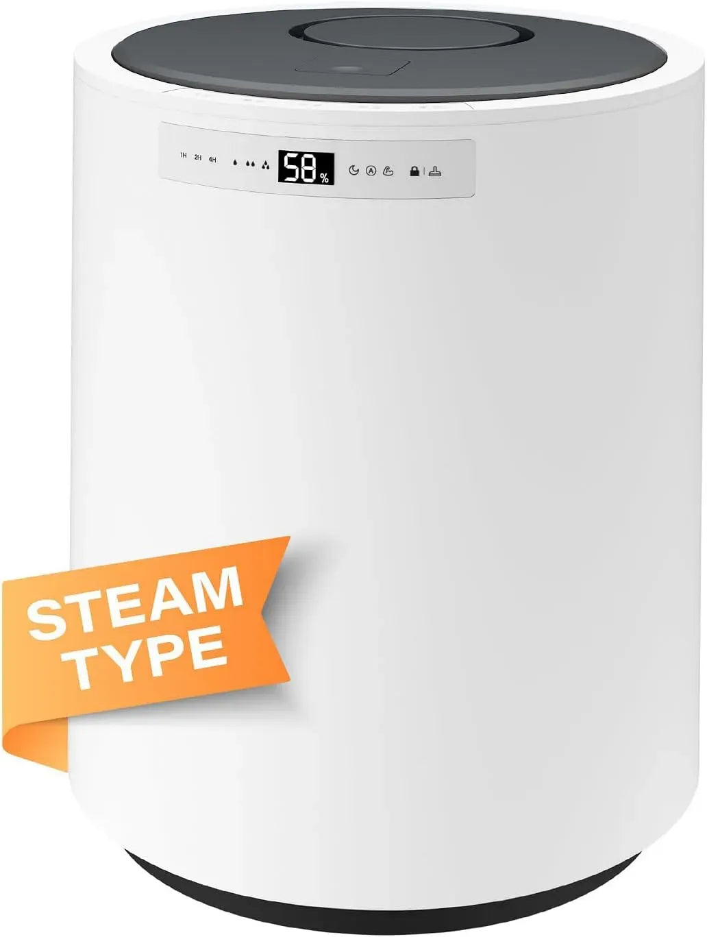 400ml/h-1200ml/h Umidificatore, 10 L, 100 m, vapore, bianco, per Tutta la Casa per Stanza dei Bambini, Y&O