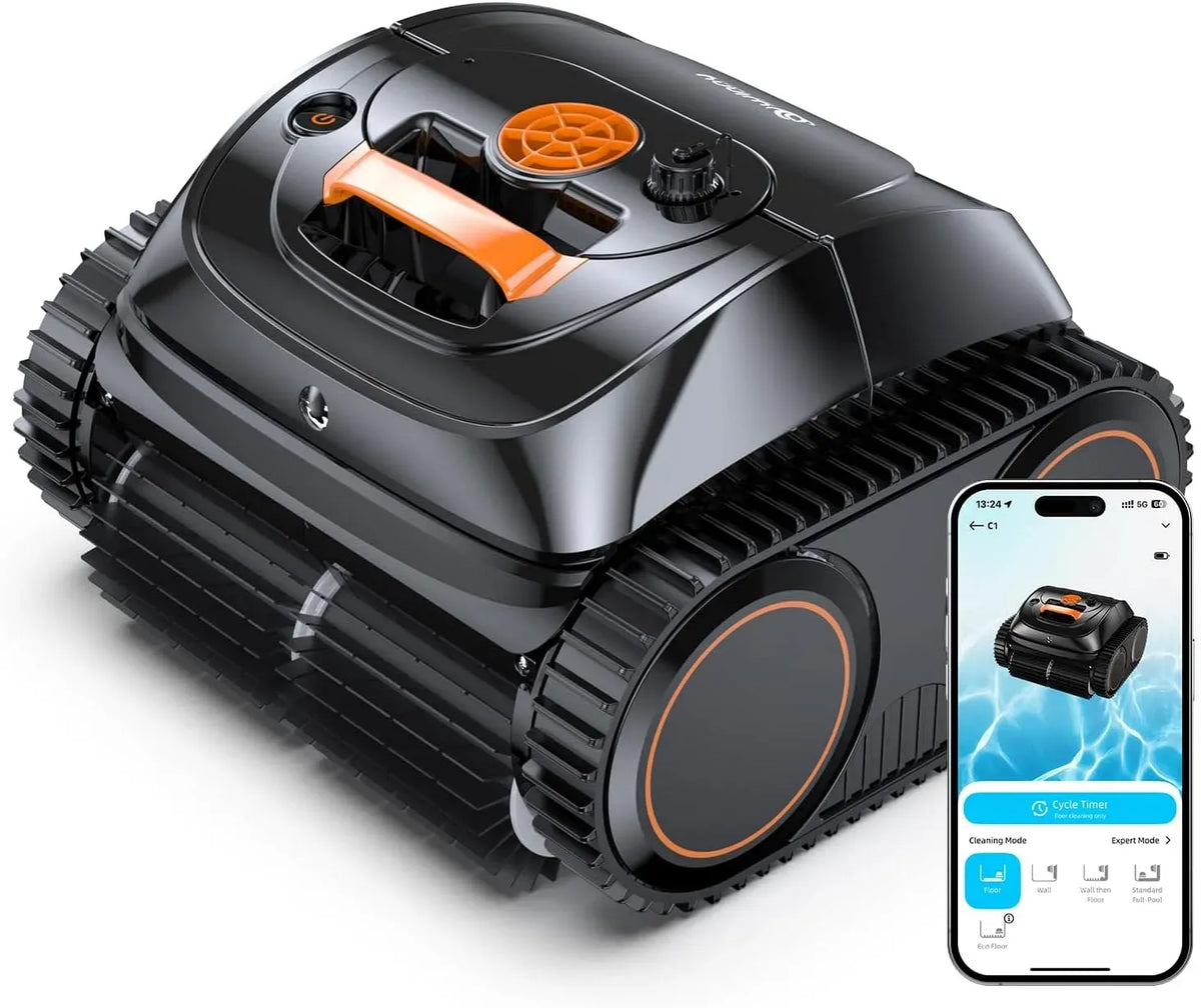 Robot, robot pulitore per piscina, senza fili, per Piscine Interrate e Fuori Terra