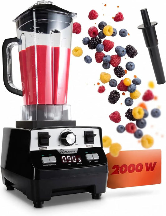 Frullatore, 2 L, 2000 W, NUTRI-BLENDER MAX, timer, timer digitale, 9 vel, 2L Tritan, senza BPA