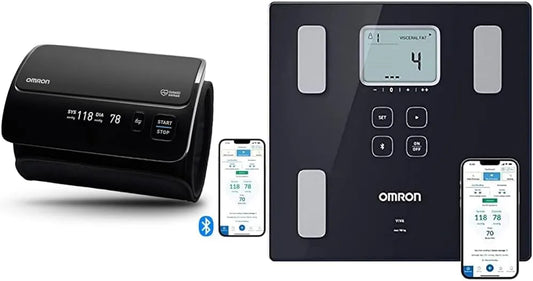 Bilancia, bilancia pesapersone intelligente, Bluetooth, senza fili, OMRON EVOLV