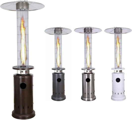 moka, Marvin Stufa A Fungo Gas Bombola Gpl Da Esterno in formato mobile Cilindro Arredo Riscaldante Per Terrazzo Patio Giardino Locali Ristoranti Bar