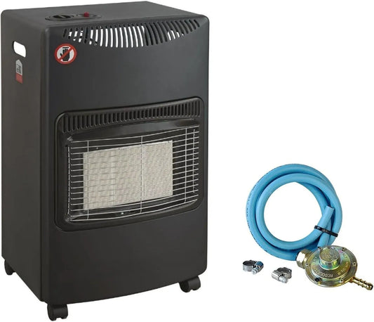valvola di sicurezza + Kit Regolatore completo, Stufa a Gas Infrarossi 4200 W scalda fino a 120 mc