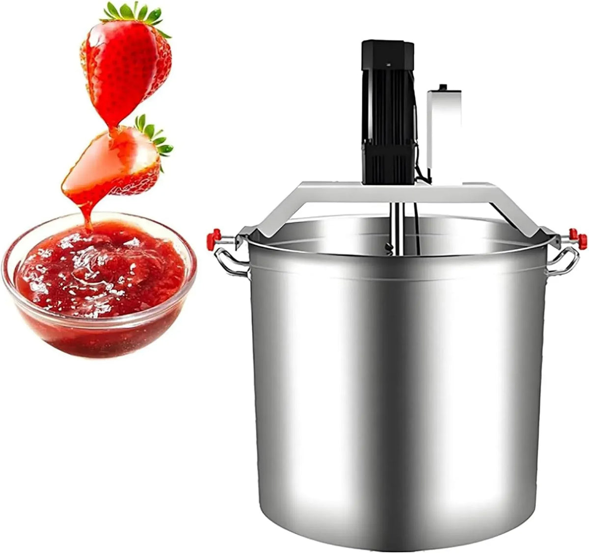 Pentola e padella, 25 L, rivestimento antiaderente, velocità 10-90 giri/min, frittura fino a 100 gattini