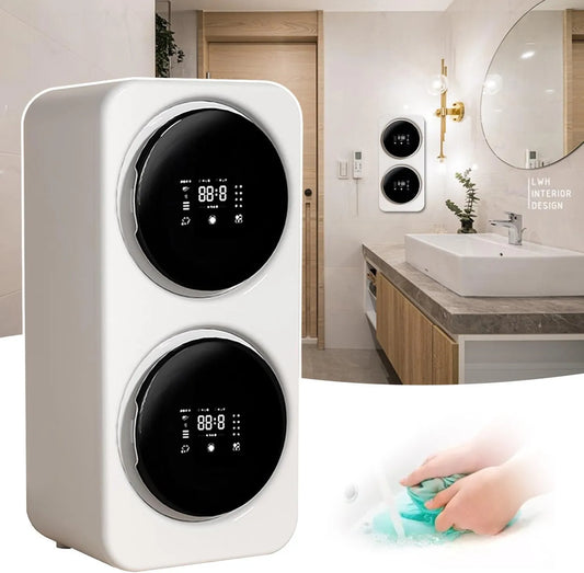 Lavatrice, 3.5 L, portatile, Asciugatrice Portatile Completamente Automatica 2×3