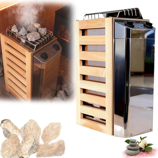 Accessorio per elettrodomestico, portatile, esterno, montaggio a parete, timer, acciaio inox, 3,6 Kw