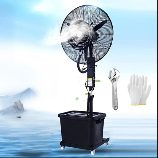 Ventilatore 26in 30in, 43 L, esterno, industriale, 3 velocità, ampio serbatoio