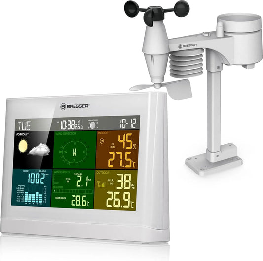 Stazione, stazione meteorologica wireless, professionale, bianco