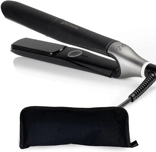 Ferro lisciante CHRONOS nero + astuccio da viaggio HAIRPRICE