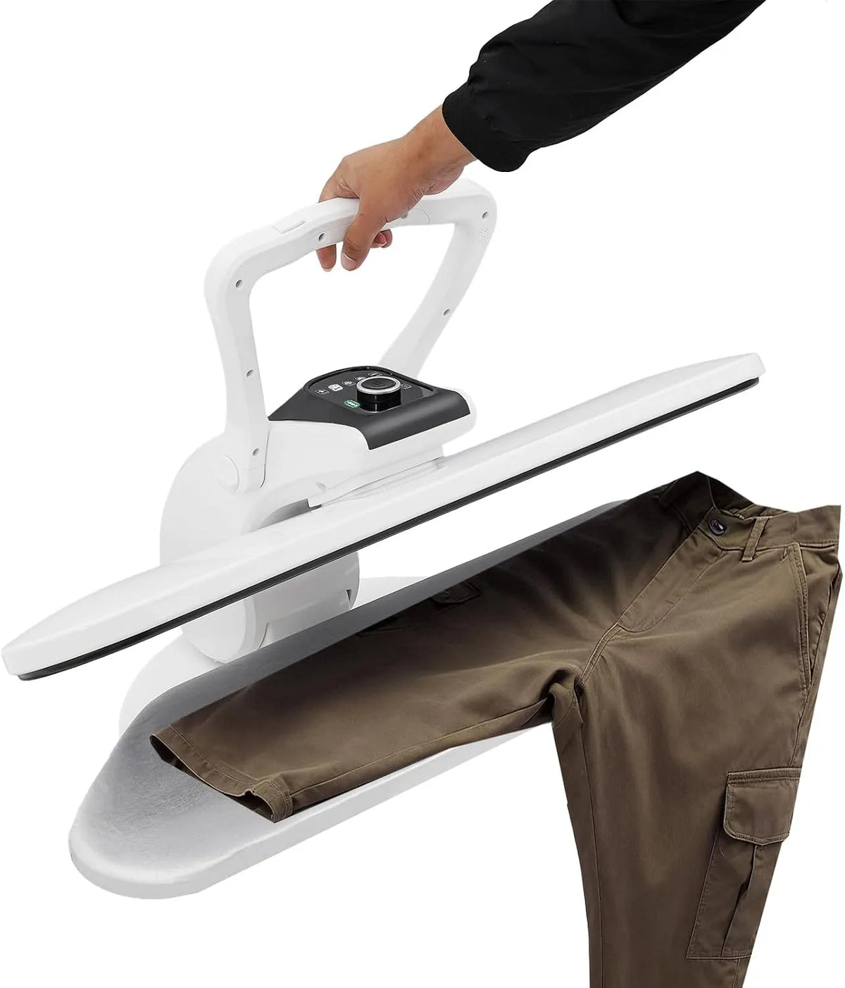 Macchina da stiro, Pressa, 2200 W, 5 programmi, ampio serbatoio, vapore, professionale, rimovibile, per stirare Nylon