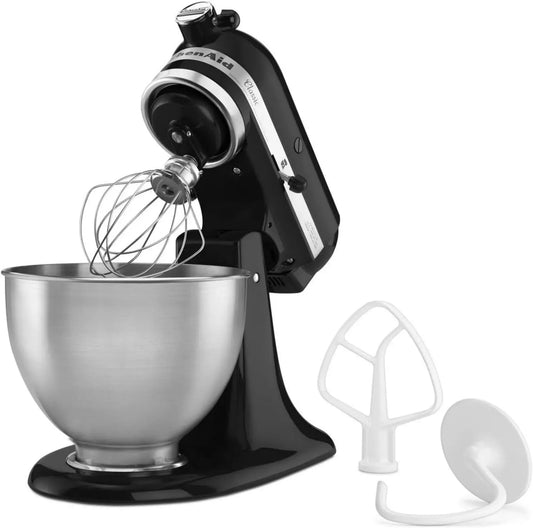 KitchenAid 5K45SSEOB Robot da cucina, 4,3 L, nero, CLASSIC