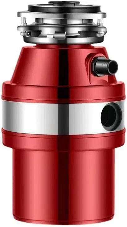 Lavello da cucina, 1,2 L, rosso, Interruttore, Tritarifiuti Alimentari da 1,2 Litri con Interruttore Dell'aria