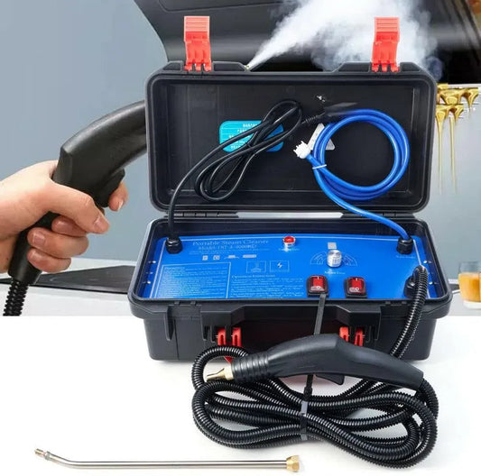 Pulitore a vapore, 3000 W, uso su pavimenti, cucina, auto, finestre e divano, 3-5 bar