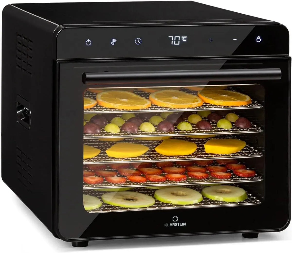 Klarstein 24h Asciugatrice, 700 W, touch, timer, Essicatore Alimenti 700W
