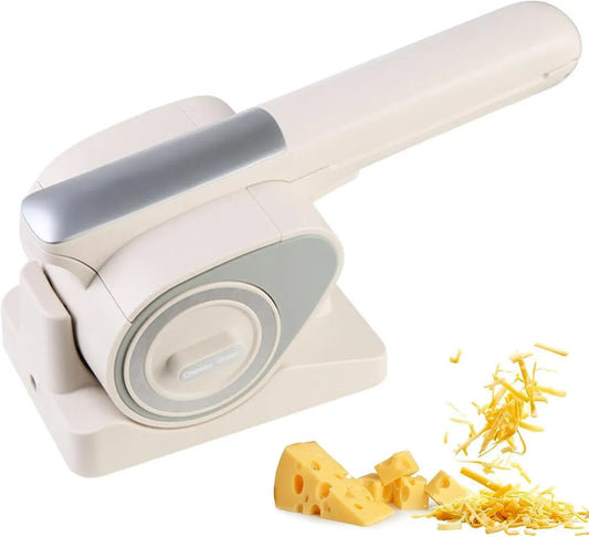 Grattugia elettrica senza fili, portatile, per automatica per formaggio, ricaricabile, con tamburi