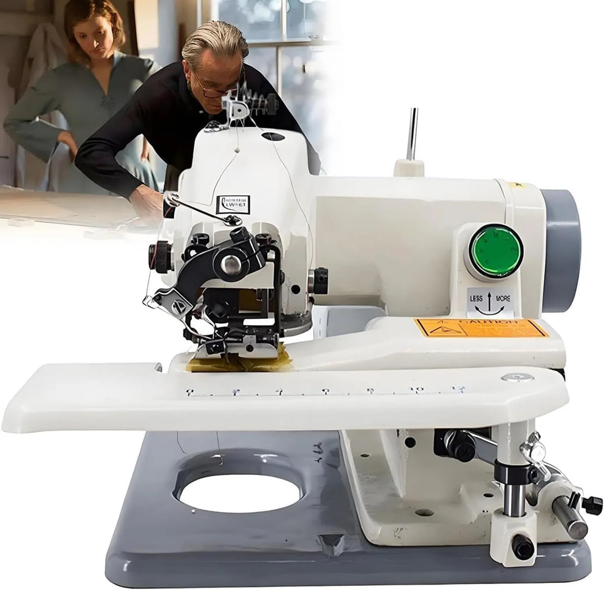 Accessorio per elettrodomestico, portatile, professionale, Portatile Macchina per Orlare a Punto Invisibile