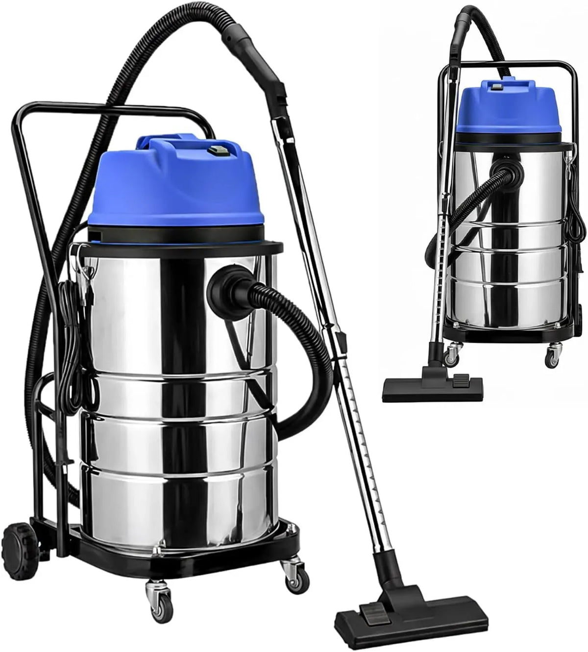 Lavatrice Litri/16, 1400 W, professionale, Aspiratore per Tappeti, Aspiratore per Tappezzeria, 60 Galloni