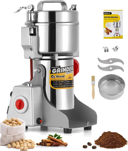 Mulino per cereali, 700 g, macinacereali, CGOLDENWALL, timer