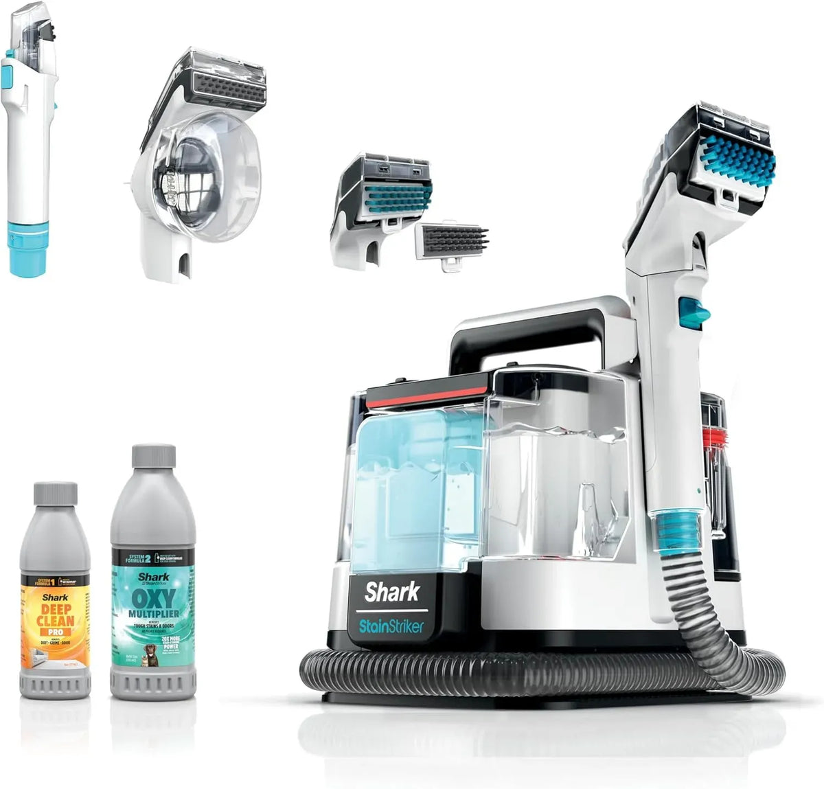 PX201 Pulitore, portatile, bianco, per tappeti e tappezzeria, Shark