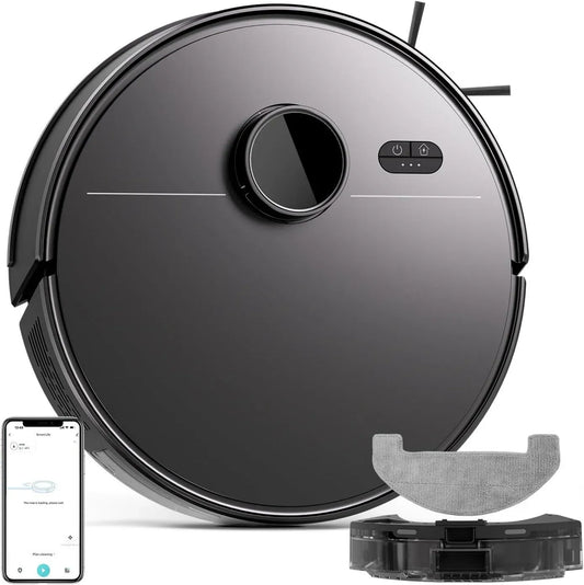Robot aspirapolvere, aspirapolvere robot, lavapavimenti elettrico, Robot Aspirapolvere E Lavapavimenti con Svuotamento Automatico Polvere