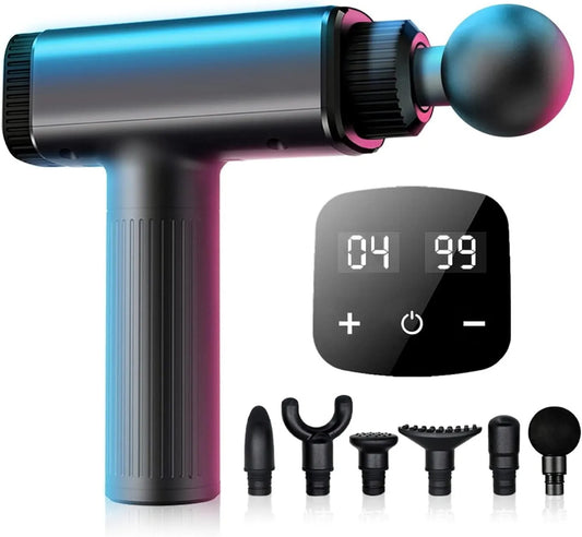 massaggiatore muscolare, portatile, LED, Pistola massaggiante for Tessuti Profondi