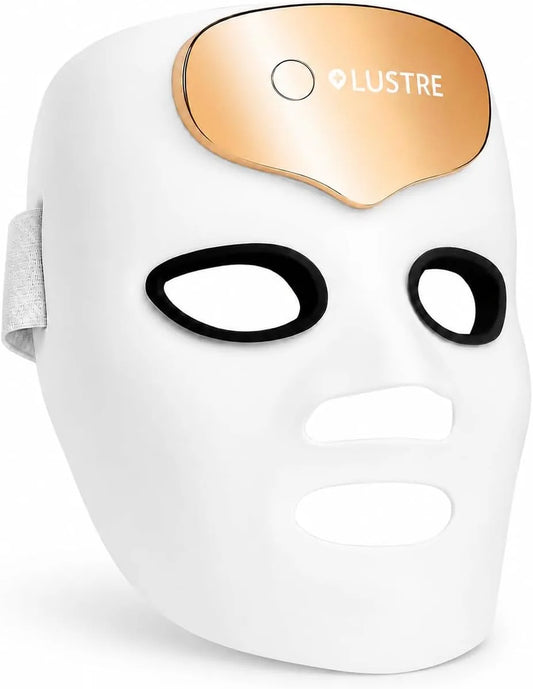 pelle irregolare o opaca, LUSTRE® ClearSkin Renew Pro Facewear, Maschera viso a LED per pelli soggette a imperfezioni, energizza e rivitalizzazione