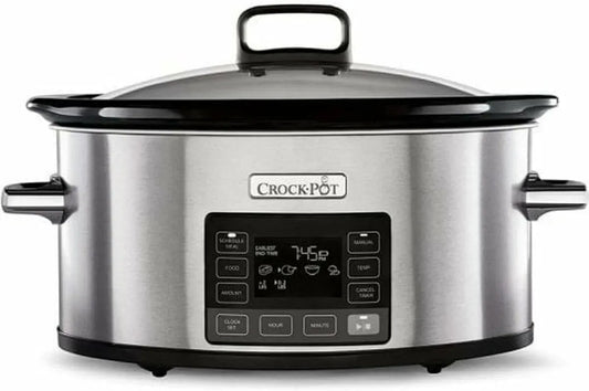CSC066X Cooker, Crock-Pot, digitale, Slow Cooker digitale Time Select 5,6 lt fino a 8 persone