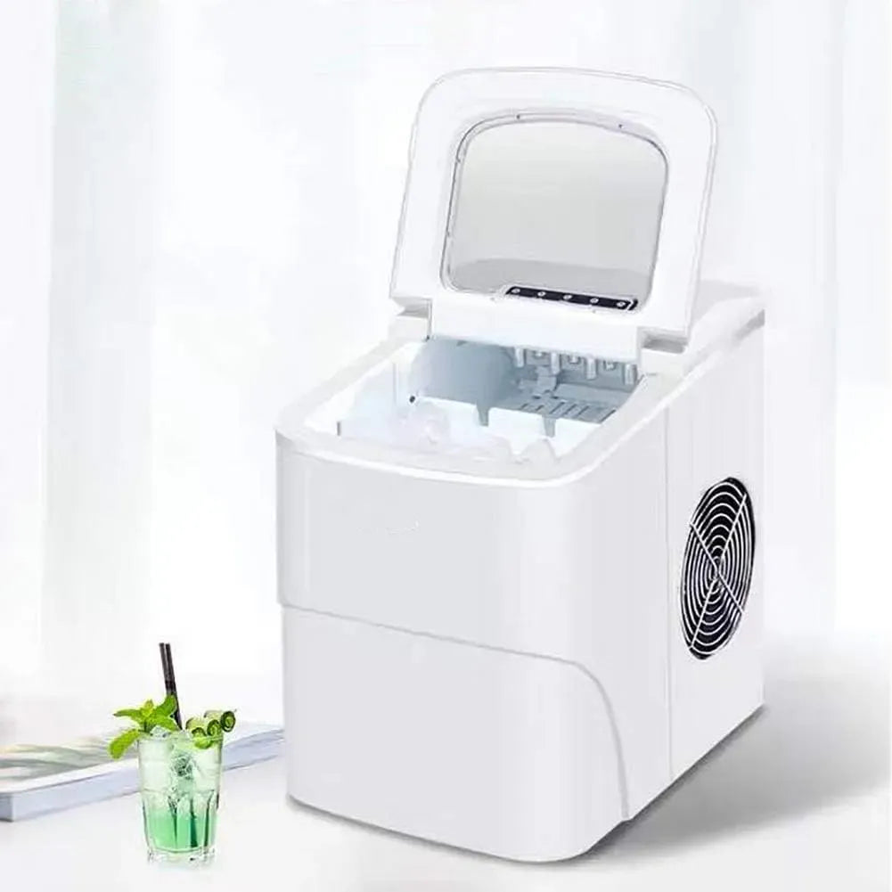 ghiaccio/24 Macchina per Il Ghiaccio, Macchina per cubetti, portatile, acciaio inox, per Il Ghiaccio Macchina per cubetti di Ghiaccio Portati