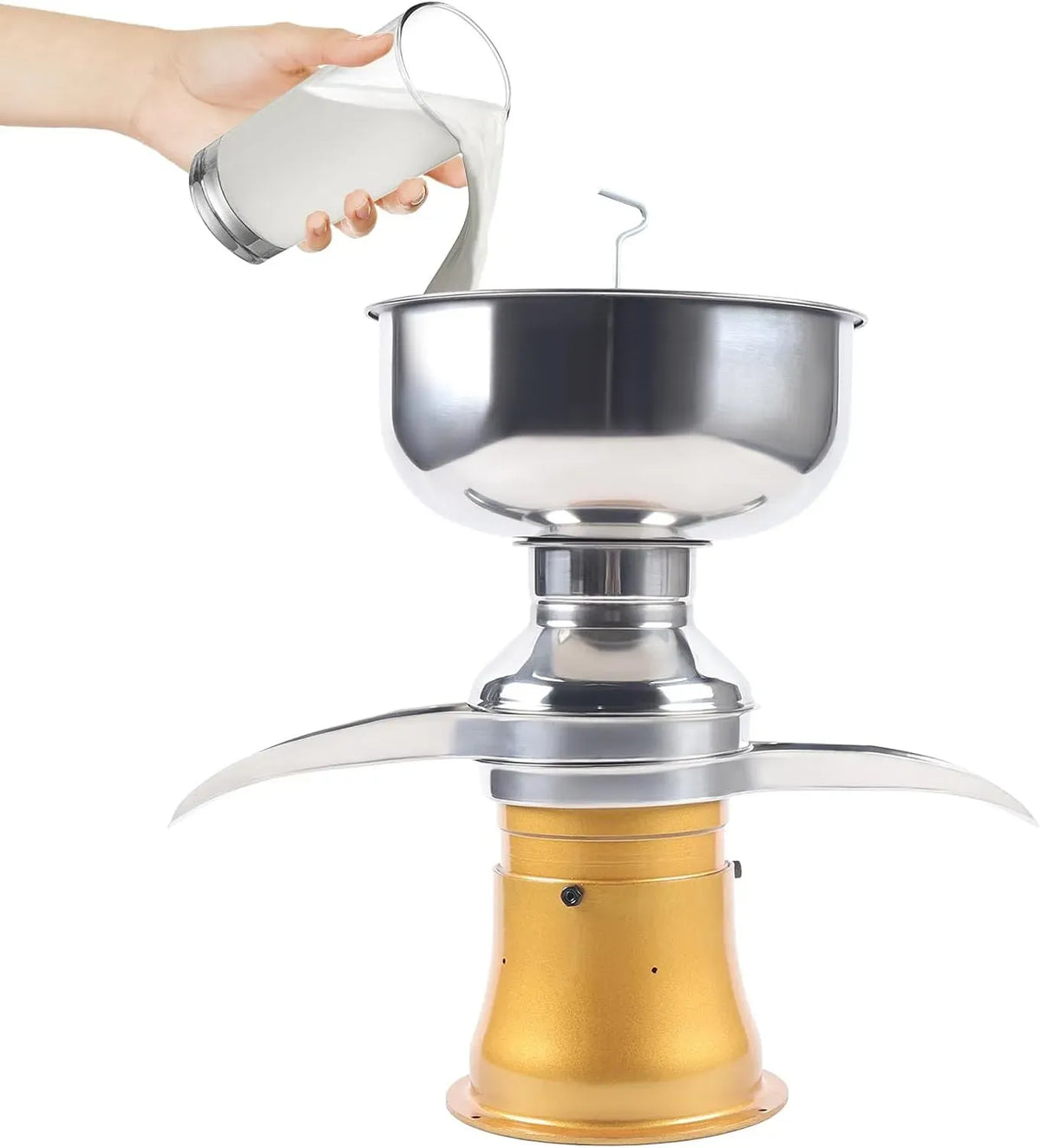 Centrifuga, professionale, 50 l/h, spremiagrumi ed estrattore, Centrifuga elettrica per latte elettrico