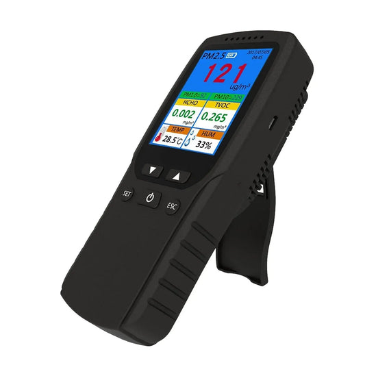 PM2.5HCHOPM1.0PM10. Rilevatore, misuratore della qualità dell'aria