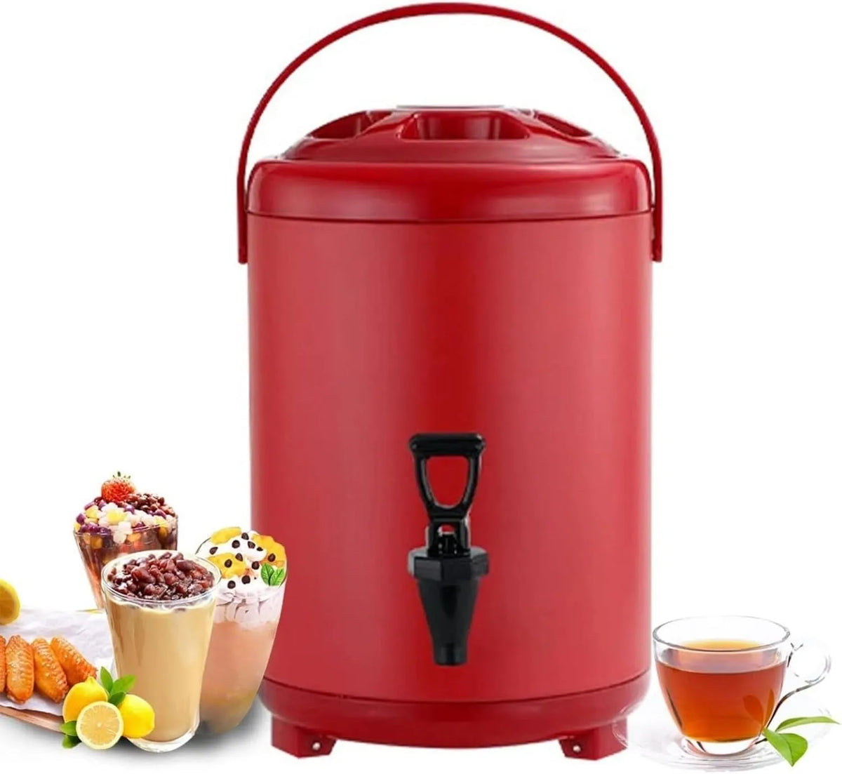 Rubinetto da cucina, portatile, ristorazione, acciaio inox, Dispenser di acqua calda e fredda in acciaio inox