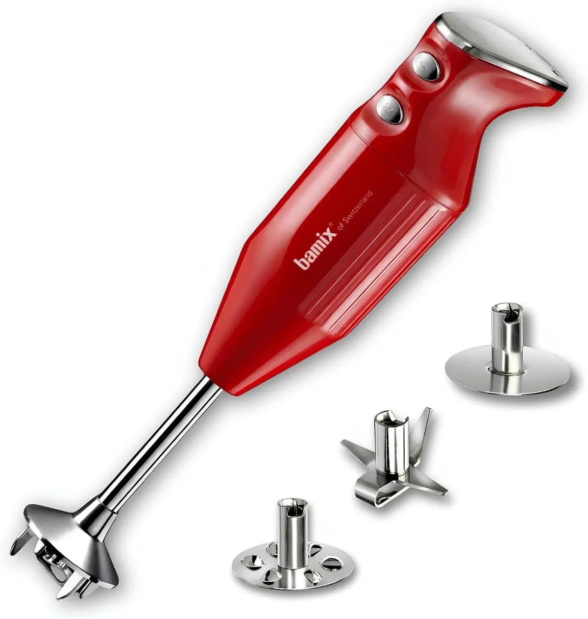 Frullatore M250, 250 W, acciaio inox, rosso, 2 velocità
